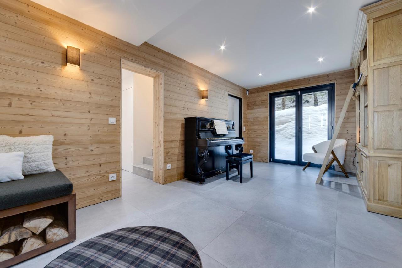 Chalet Du Bois Melay - Piscine - Proche Pistes - 15 Personnes ラ・プラーニュ エクステリア 写真