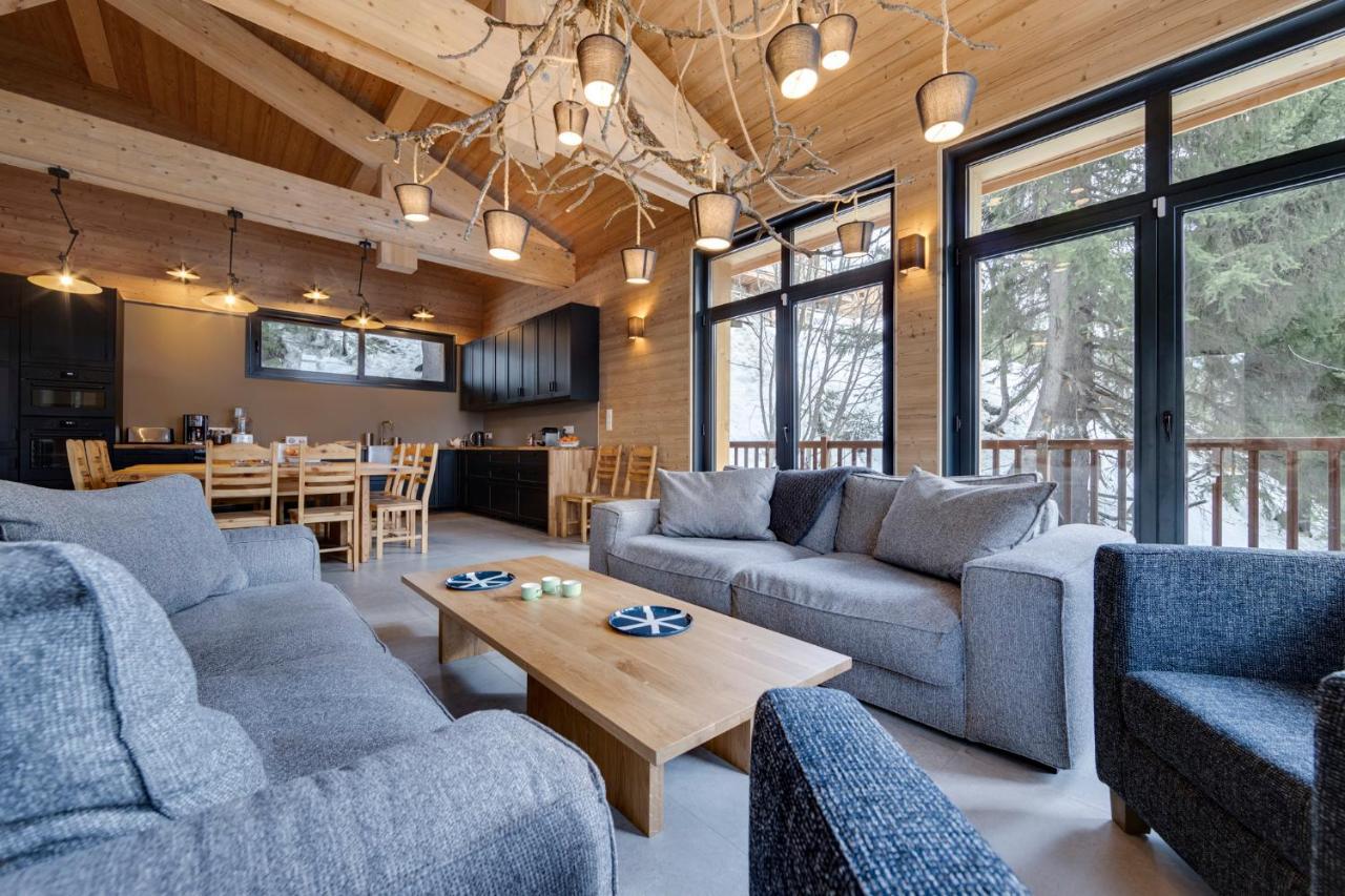 Chalet Du Bois Melay - Piscine - Proche Pistes - 15 Personnes ラ・プラーニュ エクステリア 写真