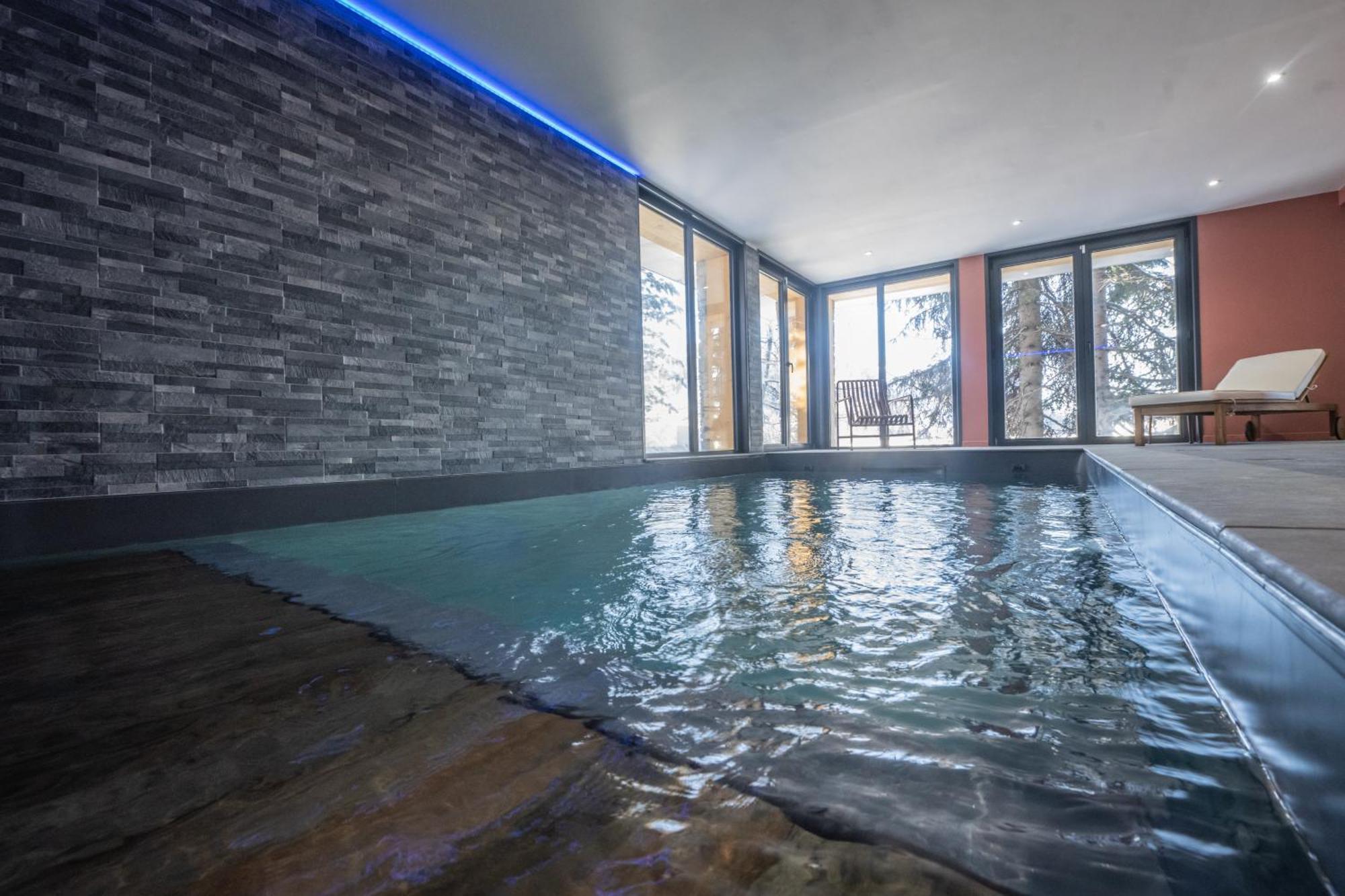 Chalet Du Bois Melay - Piscine - Proche Pistes - 15 Personnes ラ・プラーニュ エクステリア 写真