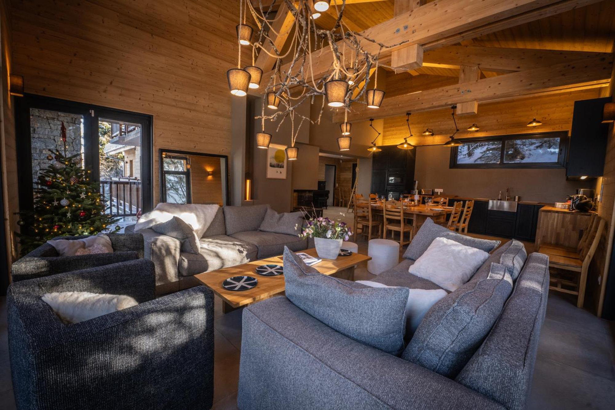 Chalet Du Bois Melay - Piscine - Proche Pistes - 15 Personnes ラ・プラーニュ エクステリア 写真